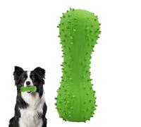 Jouet interactif pour chien - Jouet à mâcher couineur - Balle de graisse texturée pour animaux de compagnie - Jouet dur pour chiens de taille moyenne agressif - Entraînement en plein air