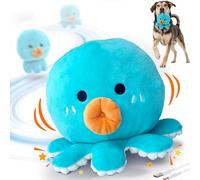 Jouet interactif pour chien, jouet mobile pour chien pour les occuper, jouet rebondissant automatique/balle vibrante avec musique sautante, mode silencieux, rechargeable par USB pour chiens de petite