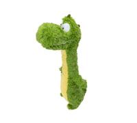 Jouet interactif pour Chien, Long en Peluche Verte avec tête Qui couine, Corps Soutenu par Une Corde et Corps sans Rembourrage pour Les séances de Lancer et Jouet d ' entraînement, Corde de