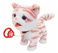 Jouet interactif pour Chien Qui aboie électriquement - Chiot en Peluche Marchant de 27,9 cm avec 8 chansons pour Chambre d'enfant, étude, récréation et Soutien émotionnel #B