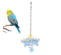 Jouet Interactif Pour Oiseau À Hochet Rotatif | Roue De Jeu Pour Perroquets Résistante À La Mastication Pours Perruches, Tourtereaux, Conures, Calopsittes, Pinsons | Exercice Pours Animaux De Compagni
