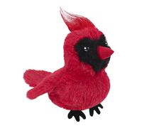 Jouet interactif pour oiseaux qui gazouillent - Peluche réaliste portable, design léger et rechargeable | Peluche scintillante réaliste à longue durée de vie, amusant article pour l'exercice Fi
