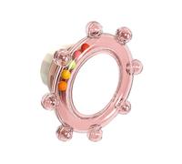 Jouet interactif pour perroquets à croquer avec moulin à vent rotatif pour stimulation mentale et exercice du bec Perroquets ABS à mâcher moulin à vent rotatif dispositif d ' exercice en verre pour de