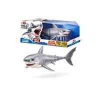 Jouet Interactif - Shark Attack Robo Alive - Grand requin blanc avec mouvements réalistes et yeux brillants