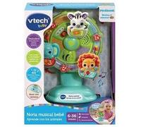 VTech Jouet musical Roue «Apprenez avec les Animaux» VTech-80-165967 +6 mois Version ESP Bleu
