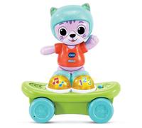 VTech – Jouet interactif Mina, mon Chat Rouli'golo Skateboard – Mixte 12 mois+