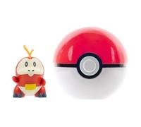 Pokémon PKW3628 Clip 'N' Go Fuecoco Figurine de Combat de 5,1 cm et Accessoire Poké Ball Multicolore