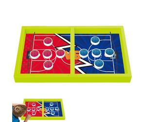 Jouet Jeu Bataille sur Plateau - Éducatif en Bois Interactif Deux Joueurs | Jeu de Société Basketball - pour de Âges Réunions Entre Amis Soirées en Famille Fêtes Maternelle Jardin d'École Maternelle