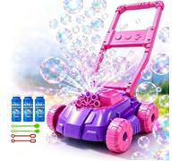 Jouet - KUKUFUN - tondeuse à gazon - Violet - machine à bulles intégrée - poussoir 3-8 ans