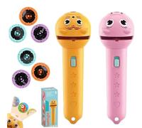 Jouet lampe torche à projection de 3 diapositives, 24 motifs aléatoires, lampe torche projecteur pour enfants, projecteur d'histoires pour enfants, cadeau éducatif pour garçons et filles (03)