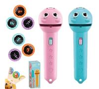 Jouet lampe torche à projection de 3 diapositives, 24 motifs aléatoires, lampe torche projecteur pour enfants, projecteur d'histoires pour enfants, cadeau éducatif pour garçons et filles (01)