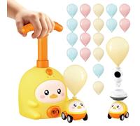 Jouet lanceur de ballons - Kit de course pour véhicules éducatifs, voiture pour ballons alimentée par air avec animaux, kit de pour activités d'apprentissage interactif, pilote pour E