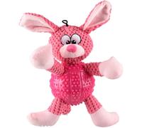 Jouet Lapin BESS rose longueur 28 cm env. pour chien