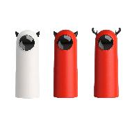 Jouet laser automatique pour chat, lumière infrarouge rotative automatique, réglage multi-niveaux, modes rapide et lent, portée efficace Cornes de diable rouges,Cornes de diable blanches,Bois rouges,C