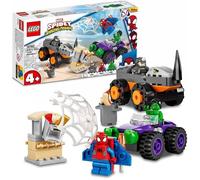 Jouet - LEGO - 10782 - Marvel - Spidey et Ses Amis - Camion Hulk contre Rhino - 4 ans et plus