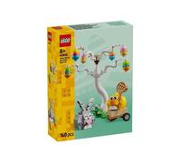 LEGO Le Lapin de Pâques et la Chasse aux Œufs - Jouet pour Pâques avec Figurines de Lapin & Oiseau - Kit d'Activité Manuelle pour Enfant - Cadeau pour Fille ou Garçon dès 8 Ans 40808
