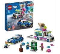 Jouet - LEGO - 60314 - Camion de Glaces - Voiture de Police - 2 Personnages