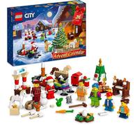 Jouet - LEGO 60352 - Calendrier de l'Avent 2022 - 5 minifigurines - Figurine Père Noël