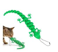 Jouet lézard pour chat | Jeu interactif animé réaliste pour animal domestique, intérieur, extérieur, jeu, entraînement, ennui, stimulation mentale, salon