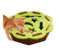 Jouet Limaongle pour Chat | Jouet griffoir avec Deux Boules à hochet, boîte d'enrichissement de Casse-tête pour gratter | pour toilettage Chiots canapé Tapis intérieur