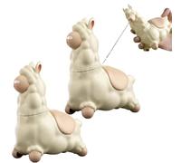 Jouet Llama cracheur,Jouet Aquatique Llama cracheur,jouetlama Rotatif,pulvérisateur d'eau interactif alpaga,Arroseur à Pousser,Pistolet à Eau d'extérieur pour Jardin d'été,Plage (2 pièces)
