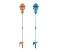 Jouet Machine À - Pulvérisateur d'eau Et Souffleur De 2 en 1 De 91,4 Cm, Machine À Automatique sur Pied pour L'extérieur avec Lumières | Jouet Interactif Alimenté par Batterie