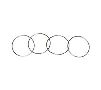 Jouet Magique En Métal, Anneaux Classiques, Anneaux De Fer, Accessoires De Tour De Magie Amusants, Gros Plan, Fournitures D'Outils Magiques, 4 Pièces