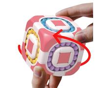 Jouet Magique Fidget - à Doigt Rotatif 3 x 3 en Forme de Haricot Magique, Spinner Portable, soulagement du Stress, Jeu sensoriel, Fonctionnement Durable, Fluide, Design Compact et léger, Amusant