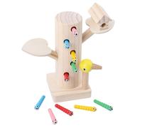 Jouet Magnétique En Bois Pour Enfants, Jeu De Simulation, Pic, Attrapeur De Ver, Ensemble De Jouets D'apprentissage De La Motricité, Jouet Éducatif, Cadeaux D'anniversaire