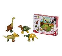 Jouet magnétique - KLEIN - 4 grands dinosaures Funny Puzzle, 1+ - Stimule la créativité et l'habileté manuelle !