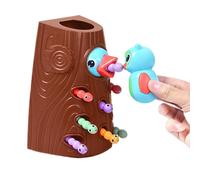 Jouet Magnétique Pour Enfants, Pic, Attrapeur De Ver, Petits Oiseaux, Jeu D'alimentation Animale, Éducatif, Jeu De Pêche, Développement De L'intelligence, Jouet Familial