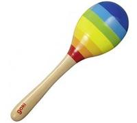 Jouet Maracas En Bois Vernis Instrument De Musique Enfant G