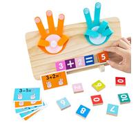 Jouet mathématique pour pour l'apprentissage précoce - Manipulateurs avec les doigts de comptage, Jeu de numéros éducatifs STEM, Matériel pédagogique pour la maternelle d'âge préscolaire | Ri