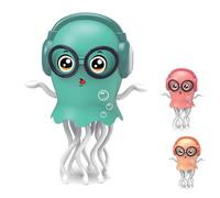 Jouet Méduse Dansante pour Détente Interactive, Jouete Méduses Dansant Électrique pour Enfants Et Adultes, Jouet Bébé Méduses Dansante Magique avec Lumière LED Et Musique Green