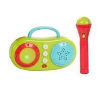Jouet Microphone, Multifonctionnel, 17x11,5x4,5 Cm, Machine À Chanter, Instrument De Musique, Haut-Parleur Intégré, pour De 3 Ans Et Plus, Cadeau De Fête À Domicile, Célébration en Intérieur
