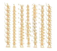 Jouet miniature de soldat, figurines de l'armée ancienne, figurines de pose assorties avec 100 unités, jouets d'action avec matériel robuste, kit d'apprentissage, ensemble de jouets pour décorations d