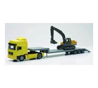 Jouet miniature - New Ray - CAMION MAN F 2000 TRANSPORT PELLETEUSE 1-43° - Pour enfants de 6 ans et plus