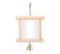 Jouet miroir pour oiseaux | Jouet suspendu d'enrichissement environnemental résistant à picorer, miroir pour cage à oiseaux, pour nymphes, perruches, inséparables, canaris et araignées de petite et