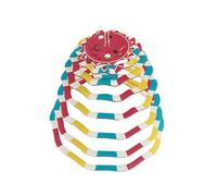 Jouet mobile mobile engageant - Animaux en peluche colorés, jouet de berceau de berceau | La stimulation sensorielle, le développement des compétences motrices, s'attache en toute sécurité, maintient