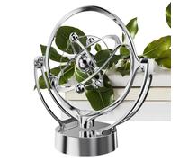 Jouet Mobile Perpetuum - Anneau Intermédiaire Magnétique PC 23,5x10,5cm | Jouet De Bureau Gadget De Physique Scientifique | Appareil De Science Cinétique De La Terre Inspiré De La Terre, USB Ou Batter