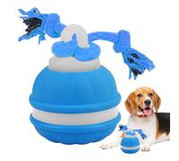 Jouet mobile pour chien - Jouet interactif intelligent pour animal domestique avec corde - Balle automatique à pour chien | Balle en silicone ABS rechargeable par USB | Détection intelligente