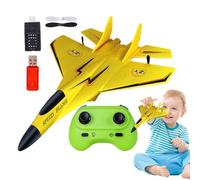 Jouet modèle de combat RC Airplane Toy - RC Fighter Model Toy | Fighter RC 360° avec lumière et équilibre automatique, avion en mousse, modèle d'avion en mousse avec lumière pour p