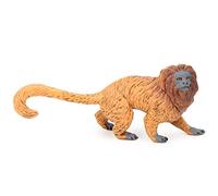 Jouet Modèle de la Faune, Figurine de Mammifère de Simulation Vive pour Enfants, Jeu éducatif 9.2x1.8x3.5cm, 1 unité (M-1436 Ouistiti à Face de Lion doré)