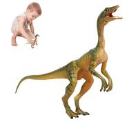 Jouet modèle Dinosaure - PVC 17x11x3,5 cm Figurine Compsognathus | Modèle de Dinosaure éducatif, Jouet de Collection Animal Anniversaire, Noël, Plaisir après l'école | Cadeau Jurassic Țoy pour GA