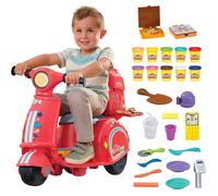 Jouet “Mon Scooter à Pizzas”, activité culinaire enfants, loisirs créatifs avec accessoires et pâte à modeler
