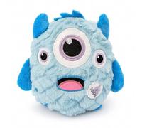 Jouet monstre en peluche douce pour chien - Jouet interactif couineur pour chiens et chiots - Jouet interactif pour animaux de compagnie - Monstre bleu
