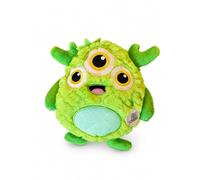 Jouet monstre en peluche douce pour chien - Jouet interactif couineur pour chiens et chiots - Jouet interactif pour animaux de compagnie - Monstre vert