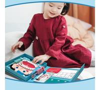 Jouet Montessori 3 4 5,Jeux Educatif 3 Ans,Jeux Magnetique Enfant,Malette Docteur Enfant,Busy Book,Motricité Fine,Cadeau 3-5 Fille Garçon