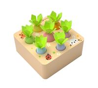 Jouet Montessori En Bois En Forme De Carotte Pour Bébé, Cognition Parent-Enfant, Interactif, Éducatif Et Assorti