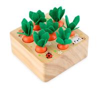 Jouet Montessori En Bois Pour Enfants, Forme De Carotte, Apprentissage Précoce, Interactif, Éducatif, Puzzle De Récolte, Jeu De Cognition